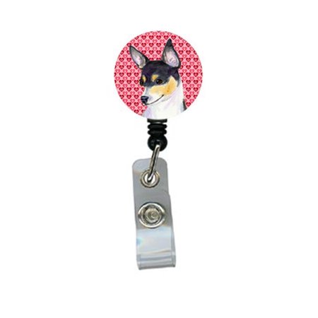 CAROLINES TREASURES Chihuahua Retractable Badge Reel Or Id Holder With Clip SS4518BR